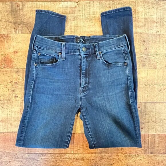 MOTHER Jeans The Looker Dark Lover Mid Rise Size 29 Skinny High Rise - Picture 6 of 10